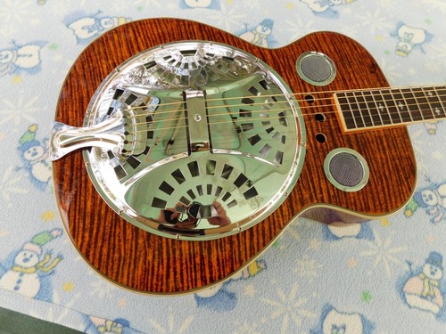 Cozart Resonator Guitar, Round Neck, Nut Extender, Loud & Sassy, Most Excellent!