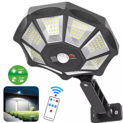 Solar Lights Outdoor 168LED Motion Sensor Flood Light Dusk to Dawn Solar Lamp US