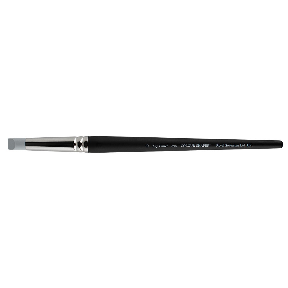 Colour Shapers : Silicone Tool : Grey : Firm : Cup Chisel : Size 10