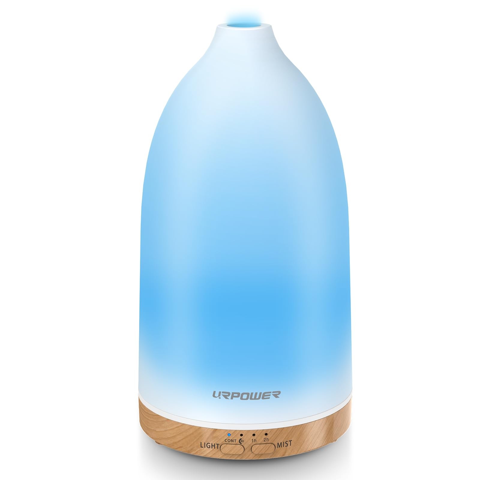 URPOWER Essential Oil Diffuser with 7 LED Color 100mL/Compac