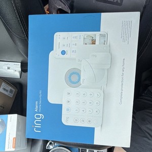 Ring Alarm Home Security Kit 8-Piece White w/ Keypad, Z-Wave, Alexa