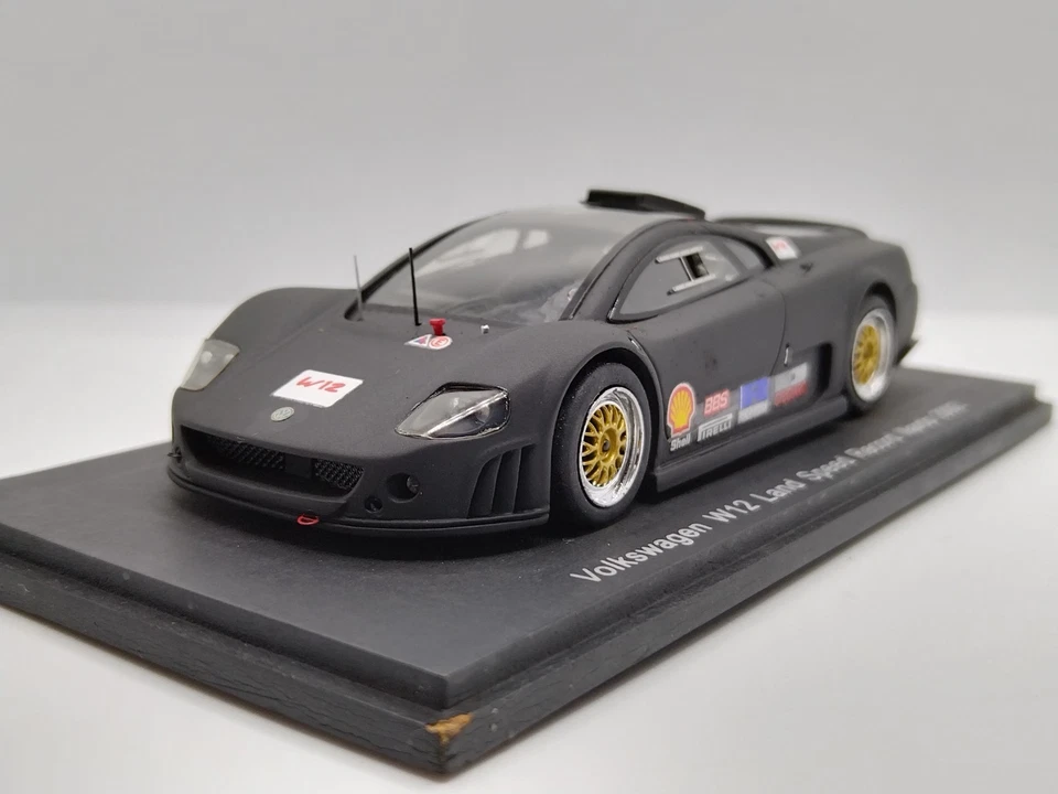 Spark 1/43 Volkswagen W12 Land Speed Record Nardo 2002. Extremely Rare!  - Image 2 of 4