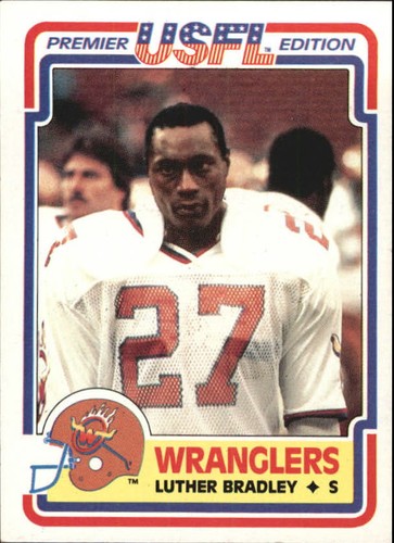 Luther Bradley #1 1984 Topps USFL card
