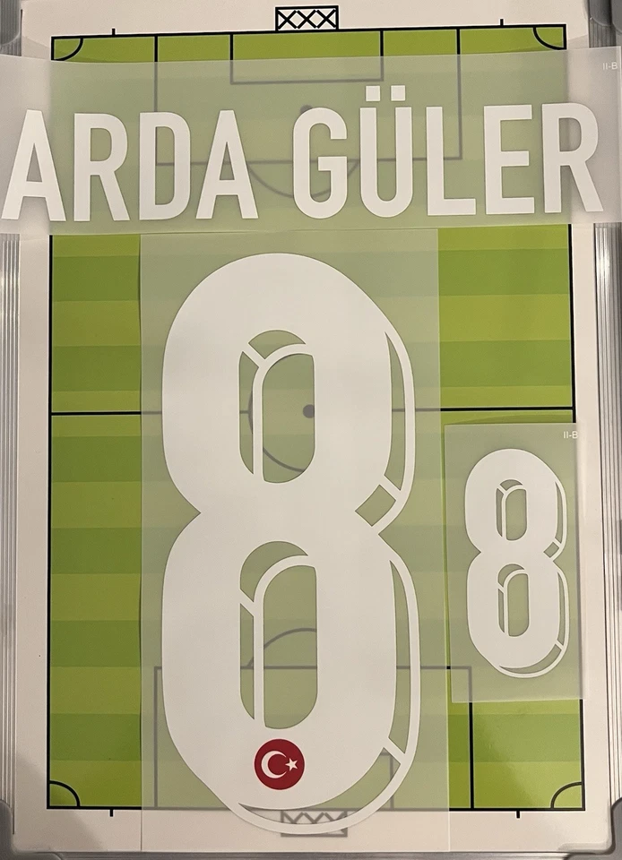 Flocage Officiel Arda Guler #8 Domicile Turquie Türkiye 2026 World Cup - Photo 1/1
