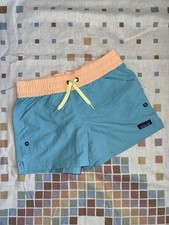 Patagonia Girls Costa Rica Baggies Shorts Size M, Youth M, Iggy Blue