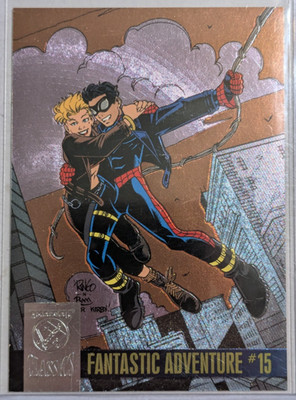 1996 Fleer - Power Blast - Amalgam Classics #8 - Fantastic Adventure #15