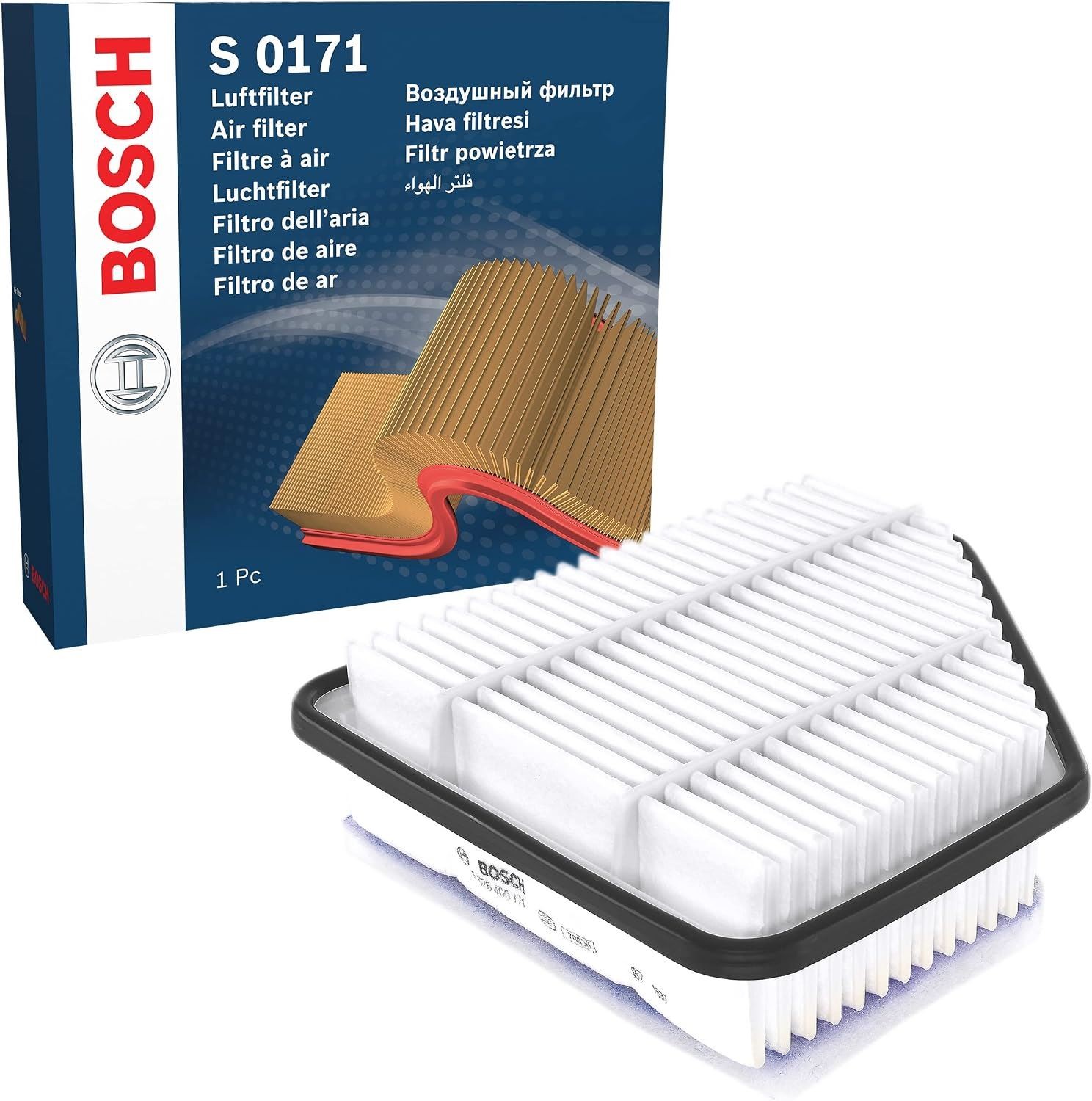 BOSCH F026400171 Air Filter Fits Toyota Auris Auris Van Avensis Corolla Verso - Image 15