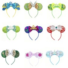 Kids Princesses Hair Hoop With Sparkling Bows For Festival Outfits Cosplay