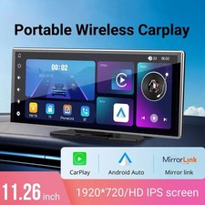 Nuovo lettore video multimediale touch screen IPS da 11,26 pollici portatile 4K DVR wireless