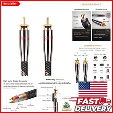 9.8ft Digital Coaxial Cable for Subwoofers - Excellent Sound Quality