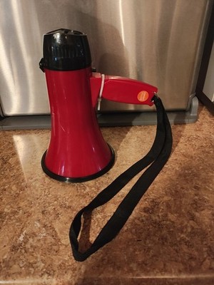 MEGAPHONE-SPEAKER-SIREN Tested Works! 