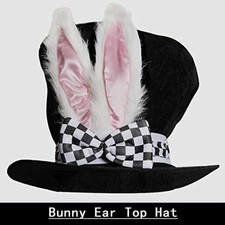 Costume Accessory Black Costume Top Gifts Ear Top Hat Headband Party
