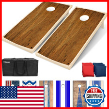 Gosports 4 X 2 Ft Craftsman Design Cornhole Game Set - Two 4 X 2 Ft Boards 8