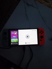 Nintendo Switch OLED Model HEG-001 Handheld Console - 64GB - Black/Neon Red/Neon