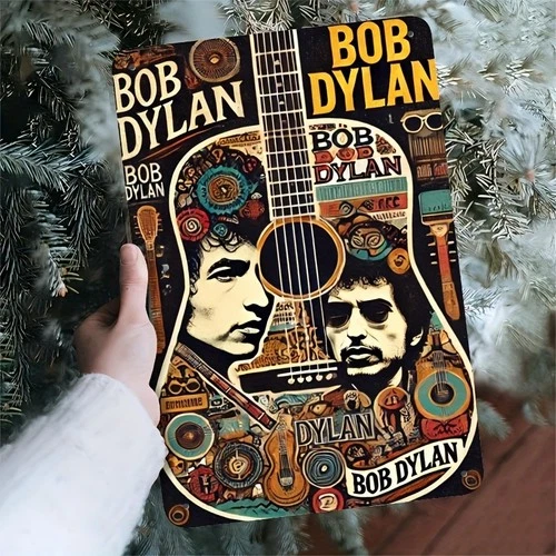 Tin Metal Signs Durable Iron Bob Dylan-Inspired Sign  Vintage Tin Metal Signs