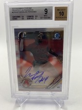 Geraldo Perdomo 2019 BOWMAN CHROME AUTO BGS 9/10 Diamondbacks
