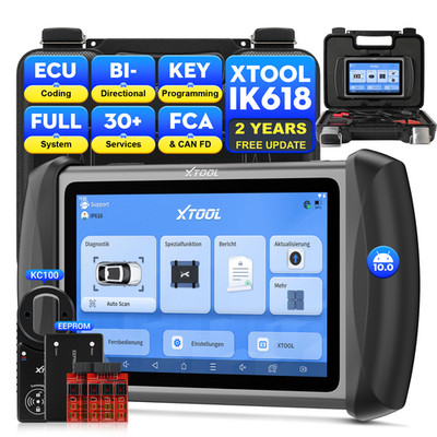 2026 XTOOL IK618 OBD2 Scanner Diagnostic Tool ECU & IMMO Coding Key Programming