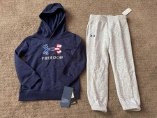 boys under armour Sweat Set Midnight Navy and Grey Size 4T 48