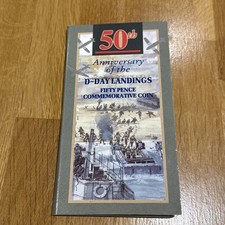 1994 D-Day Normandy Landings 50p Brilliant Uncirculated Coin In Folder