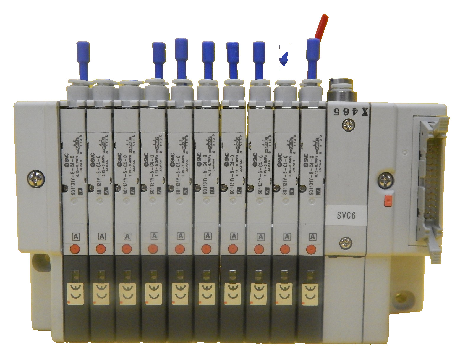 TEL Tokyo Electron SVC6 10-Port Manifold SMC SQ1131DY-5-C4-Q PR300Z Used Working