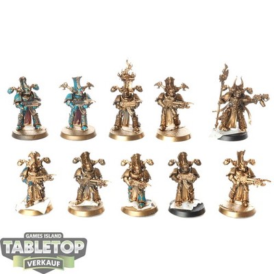Thousand Sons - 10x Rubric Marines - teilweise bemalt