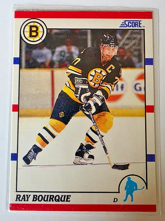 1990-91 Score American #200 Ray Bourque - Boston Bruins HOF