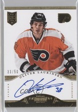 2013-14 Panini Dominion Rookie Auto Gold 33/50 Oliver Lauridsen #117 Auto 7a2