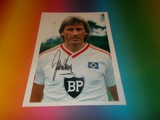 Manfred Kaltz HSV DFB signed autographed autograph on 20x28 photo