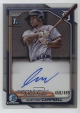 2024 Bowman Chrome Prospect Refractor /499 Clayton Campbell #CPA-CCA Auto 14md