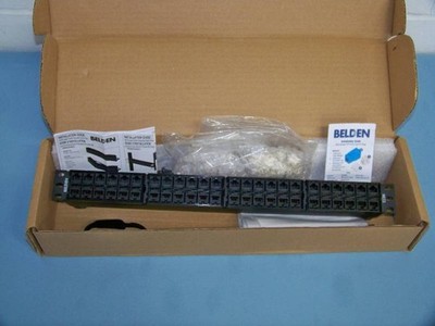 Belden RVAPPF1U48BK 10GX REVConnect Cat6a Patch Panel - 48 Port - 1U (Preloaded)