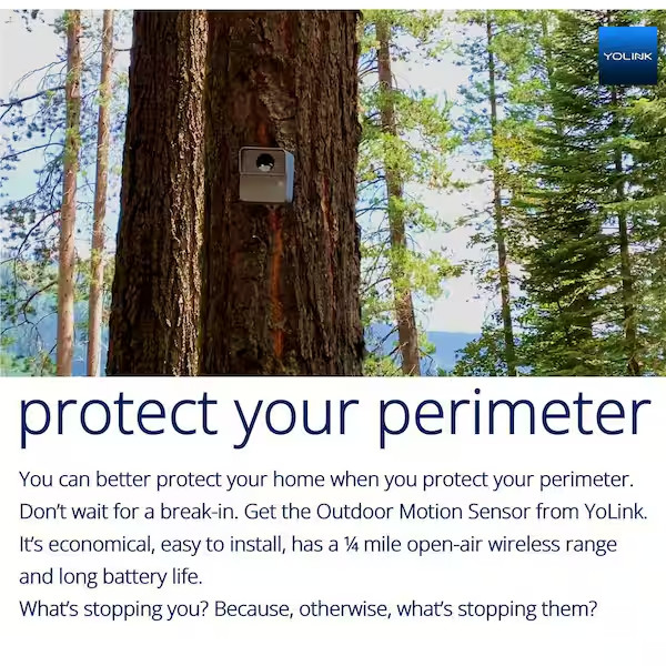 Outdoor Wireless Driveway Door Motion Sensor Security Alarm System Notify