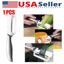 Premium Stainless Steel Silver Sharp Peeler Fruit Vegetable Peeler Kitchen Tool