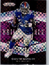 Saquon Barkley  2021 Prizm Brilliance Purple Power /49 NY Giants #B-11