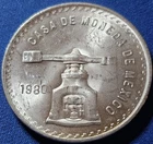 A Vintage Gem Uncirculated 1980 Casa De Moneda Mexico 1oz Onza Plata Pura Coin