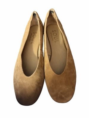 Soul Naturalizer Leyla Tan Ballet Suede Flats Sz8M