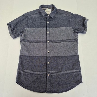 LARSSON & CO Hemd Mittelblau Herren Stockholm Baumwolle Knopfleiste Casual Style