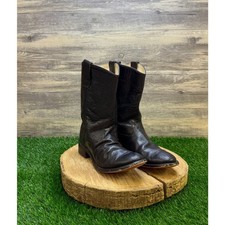 Old West Youth - Size 6 - Black Cowboy Boots Style CRY4110G