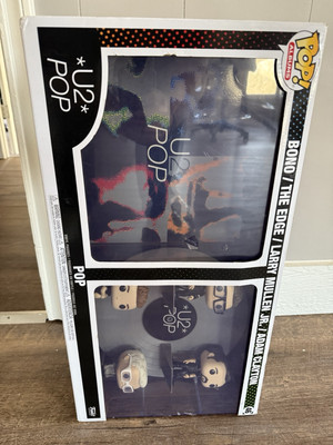 Funko Pop! U2 Pop  Adam Bono The Edge Larry Vinyl Figure 4 Pack