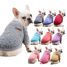 Classic Warm Dog Clothes Puppy Pet Cat Sweater Jacket French Bulldog Coat Hoodie