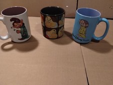 3 Walt Disney World 3D Dopey Green Vintage Coffee Mug 7 Dwarfs NEW