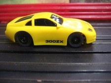 NEW Tyco HO Scale Slot Car Yellow Nissan 300 ZX 440X2 Chassis