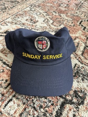 Kanye West Ye Sunday Service Navy Blue Hat Los Angeles Brand New