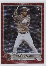 2022 Topps Update Red Foil 61/199 Jose Azocar #US280 15ny