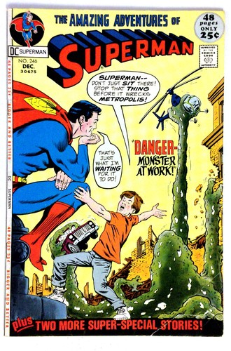 Superman #246 (1971) comic book Superman DC VG