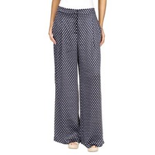 Michael Kors Women´s Dot-Print Wide-Leg Satin Pants Size 00