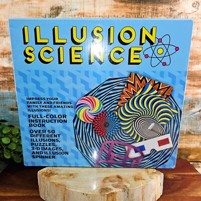 Illusion Science Kit Brain Bending Game 3D Optical Human Perception Explained