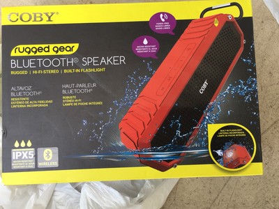 coby rugged gear bluetooth speaker