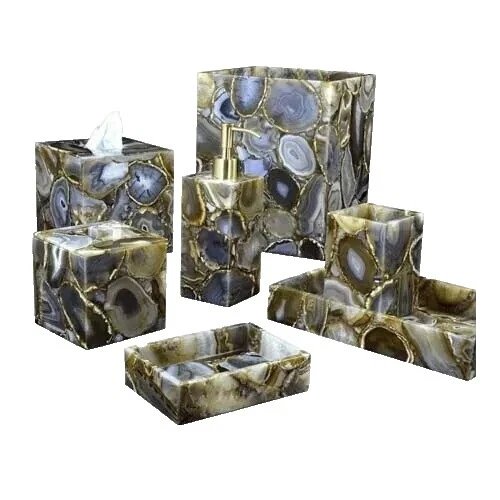 Handmade Multicolor Bathroom Accessory Sets