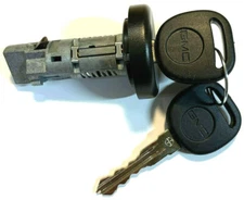NEW GM OEM Ignition Key Lock Cylinder Switch W/2 GMC Logo Circle Plus Chip Keys