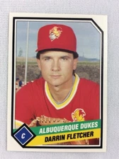 1989 Albuquerque Dukes-TCMA Minor League Baseball Card-Darrin Fletcher